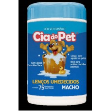 18505 - LENCO UMIDECIDO MACHO CIA DO PET 75 UNID