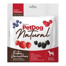 18592 - BISCOITO PETDOG NATURAL FRUTAS 150 GR