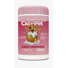 18506 - LENCO UMIDECIDO FEMEA CIA DO PET 75UNID