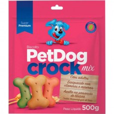 18591 - BISCOITO PETDOG CROCK MIX 500 GR