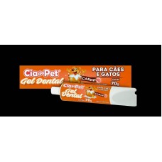 21418 - GEL DENTAL CARNE 70G CIA DO PET