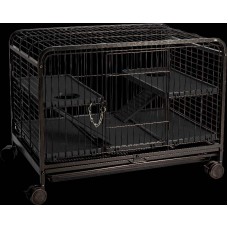 21588 - VIVEIRO FAUNA PET ROE LUXO P BLACK/PRETO