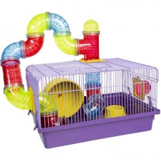 17536 - GAIOLA HAMSTER TUBO LUXO LILAS 632