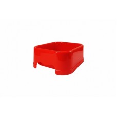 18002 - COMEDOURO PLAST. G 1000 ML VERMELHO