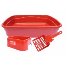 18127 - KIT BANDEJA ALTA VERMELHO