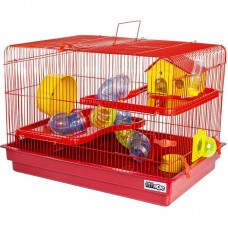 18202 - GAIOLA PARA HAMSTER BIG SPACE VERMELHA