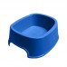 COMEDOURO PLASTICO SQUARE 1000 ML AZUL