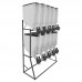 DISPENSER 2 X 5 PRETO 3  GERACAO 40 LTS