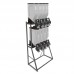DISPENSER 2 X 4 PRETO  10 LTS