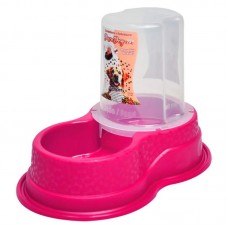 22360 - COMEDOURO E BEBEDOURO DURADOG 1,5L ROSA