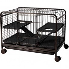 21588 - VIVEIRO FAUNA PET ROE LUXO P BLACK/PRETO