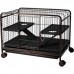 VIVEIRO FAUNA PET ROE LUXO P BLACK/PRETO