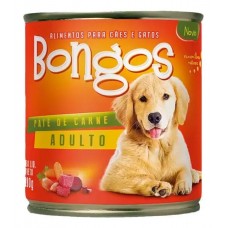 15040 - RACAO BONGOS PATE DE CARNE P/CAES ADULTO