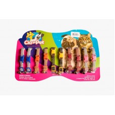 16285 - CARTELA COLEIRA DE GATO STRASS C/10 SORT