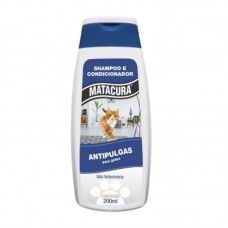 17240 - SHAMPOO E COND. ANTIPULGAS GATOS 200 ML