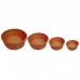 TIGELA DE CERAMICA PASSARO JOGO 0 AO 4