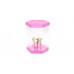 BETEIRA COM ENFEITE PLASTICO 1 LT ROSA