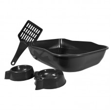 18901 - KIT BANDEJA HIGIENICA ALTA PRETA