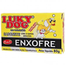 11725 - SABONETE LUKY DOG ENXOFRE 80GR