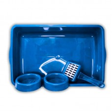 19769 - KIT BANDEJA DE GATO AZUL