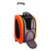 BOLSA DE TRANSPORTE C/CARRINHO LARANJA.