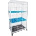 VIVEIRO FAUNA PET LUXO G BRANCO/AZUL