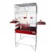 VIVEIRO CONFORT TRIPLEX VERMELHO