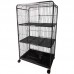 VIVEIRO FAUNA PET LUXO G BLACK/PRETO