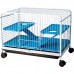 VIVEIRO FAUNA PET ROE LUXO P BRANC/AZUL