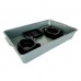 KIT HIGIENICO FUN CAT CINZA C/PRETO