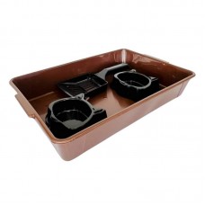 22603 - KIT HIGIENICO FUN CAT TABACO C/ PRETO