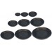 PRATO PLASTICO  PRETO N.  0 - 11CM