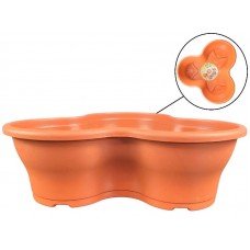 20374 - VASO TREVO TERRA COTA EMPILHAVEL  228