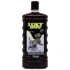 11708 - SHAMPOO LUKY DOG PELAGEM ESCURA 750ML