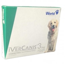14585 - IVERCANIS 3MG C/ 4 COMPRIMIDOS (15KG)