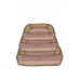 KIT CAMA RETANGULAR ETNICO ROSE C/3PECAS