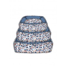 23169 - KIT CAMA RETANGULAR BLUE MOSAIC C/3PECAS