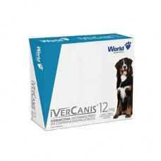 15953 - IVERCANIS 12MG C/ 4 COMPRIMIDOS(60KG)