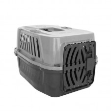 23380 - CAIXA DE TRANSPORTE LUXO N.4 CINZA