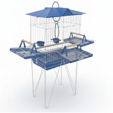 23335 - VIVEIRO LUXO TRIPLEX CALOPSITA AZUL