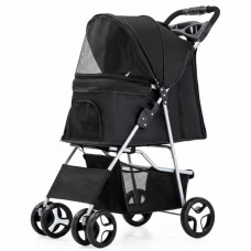 23427 - CARRINHO DE PASSEIO PET PRETO