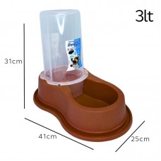 23473 - COMEDOURO E BEBEDOURO DURADOG 3,L CHOC