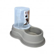 23471 - COMEDOURO E BEBEDOURO DURADOG 1,5L CINZA