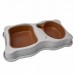 COMEDOURO E BEBEDOURO DUALDOG CHOC