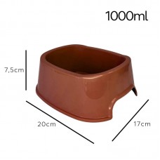 23448 - COMEDOURO SOFT CHOCOLATE 1000ML