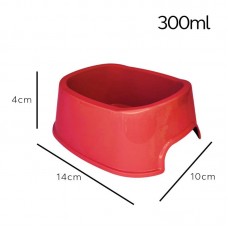 23464 - COMEDOURO SOFT VERMELHO 300ML