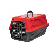 21772 - CAIXA TRANSPORTE P/CÃES Nº03 VERM.