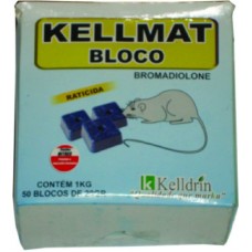 12145 - KELLMAT BLOCO PARAFINADO (RATICIDA) 1KG