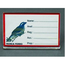 14121 - PLACA DE IDENTIFICACAO TRINCA FERRO C/6