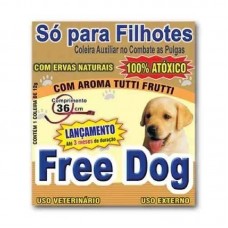 15748 - COLEIRA FREE DOG FILHOTE PULGA 12G